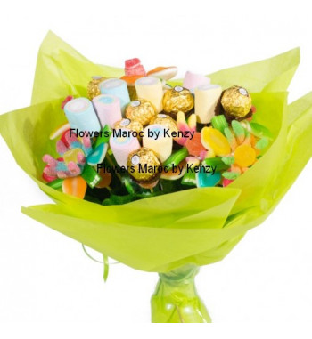 Bouquets de bonbons et Ferrero